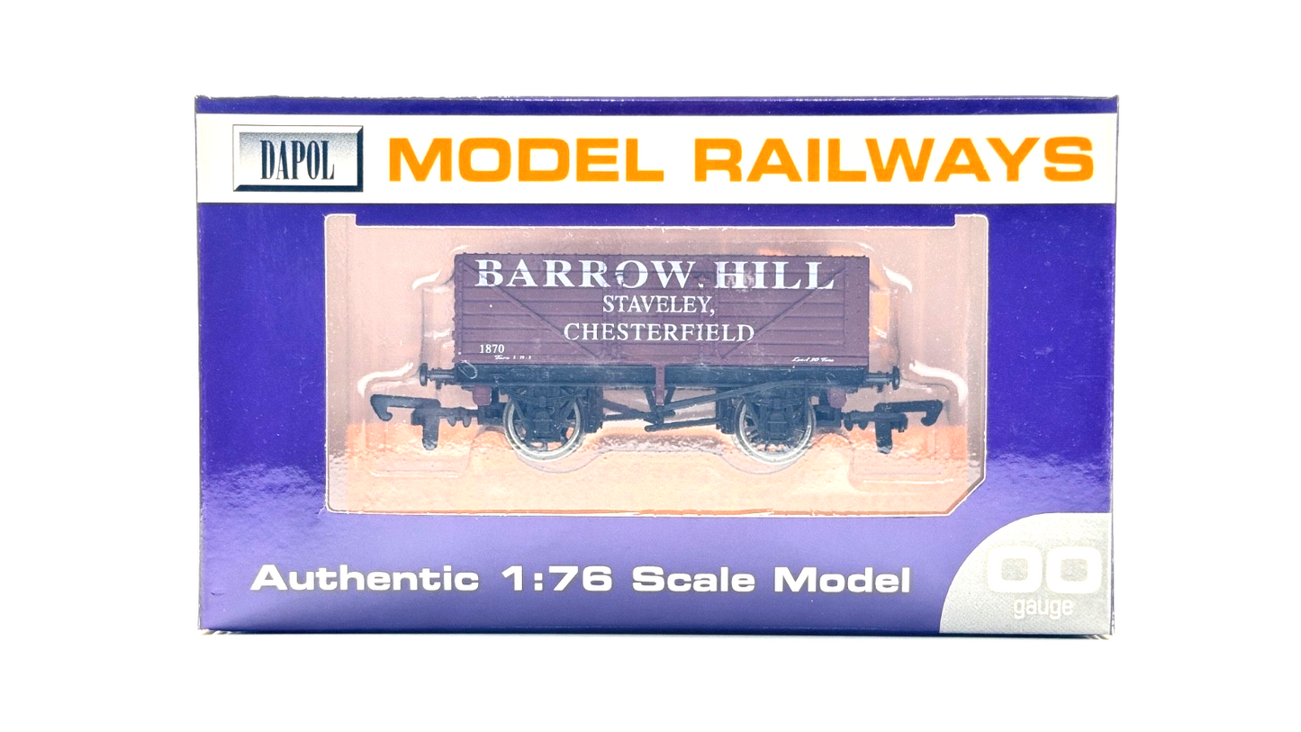 DAPOL 00 GAUGE - BARROW HILL STAVELEY CHESTERFIELD WAGON 1870 (LIMITED EDITION)