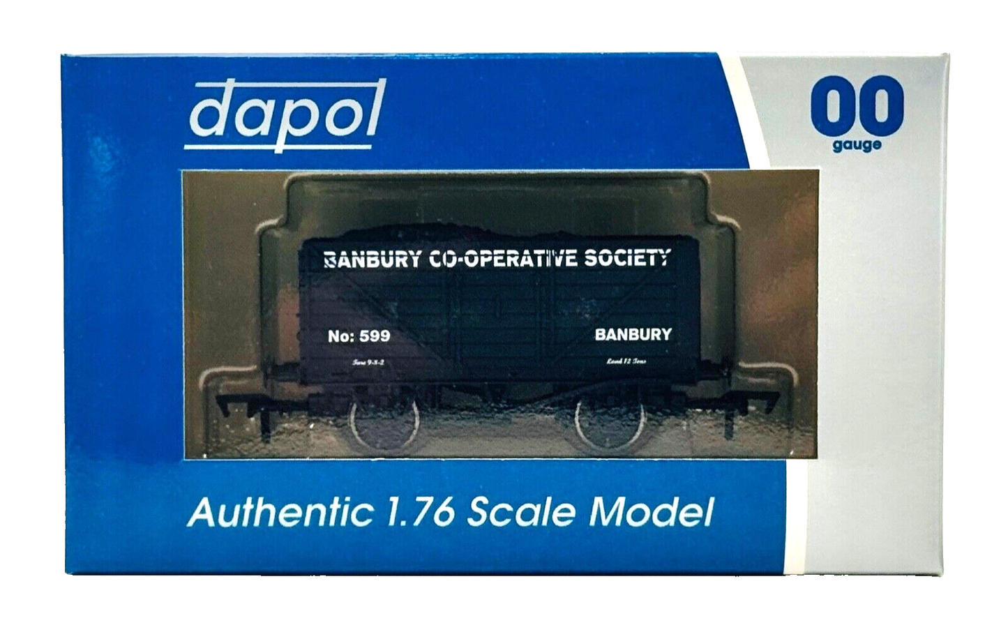 DAPOL 00 GAUGE - BANBURY CO-OPERATIVE SOCIETY WAGON NO.599 (LIMITED EDITION)