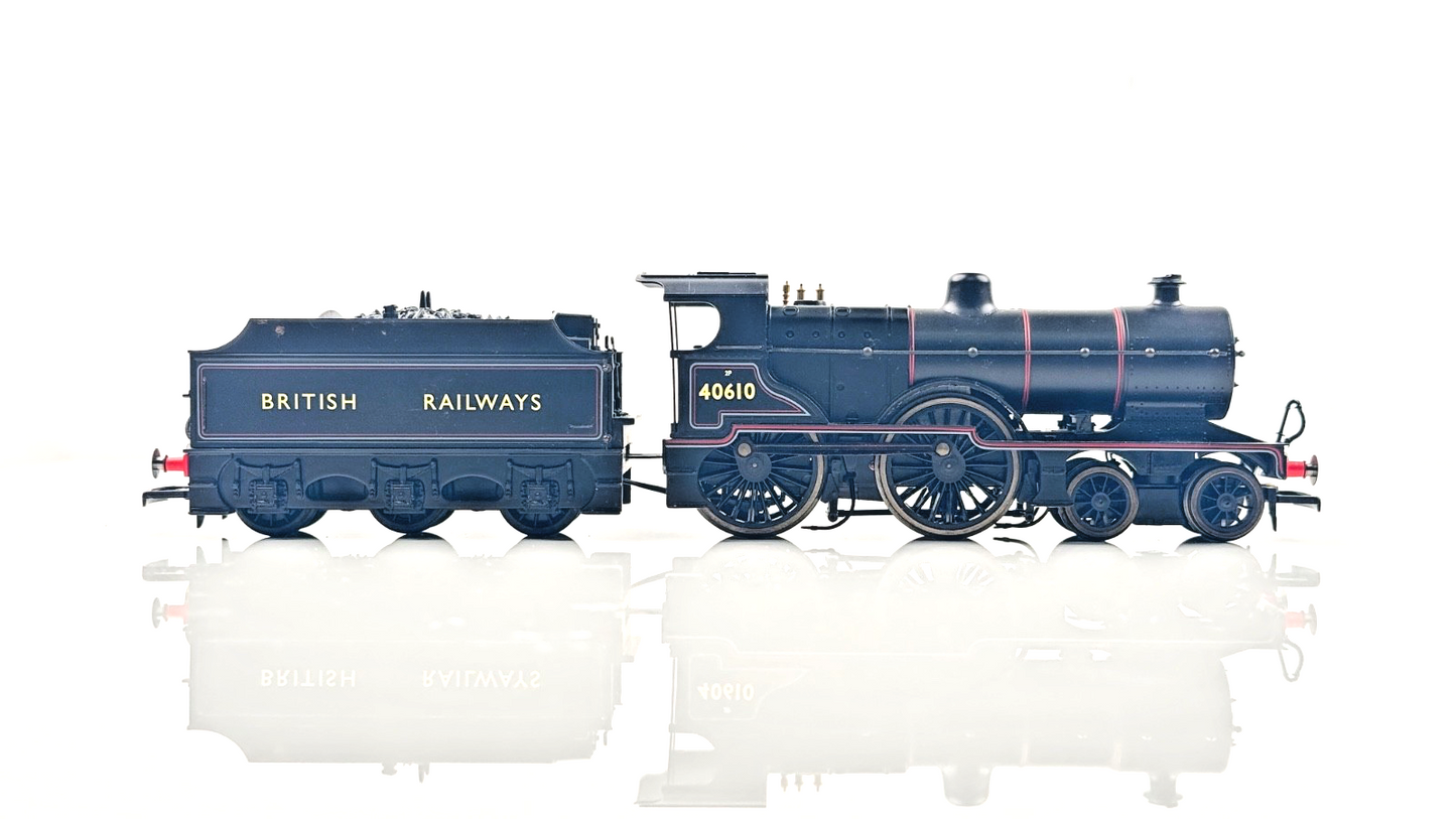 HORNBY 00 GAUGE - BR BLACK 4-4-0 CLASS 2P LOCOMOTIVE 40610 - UNBOXED