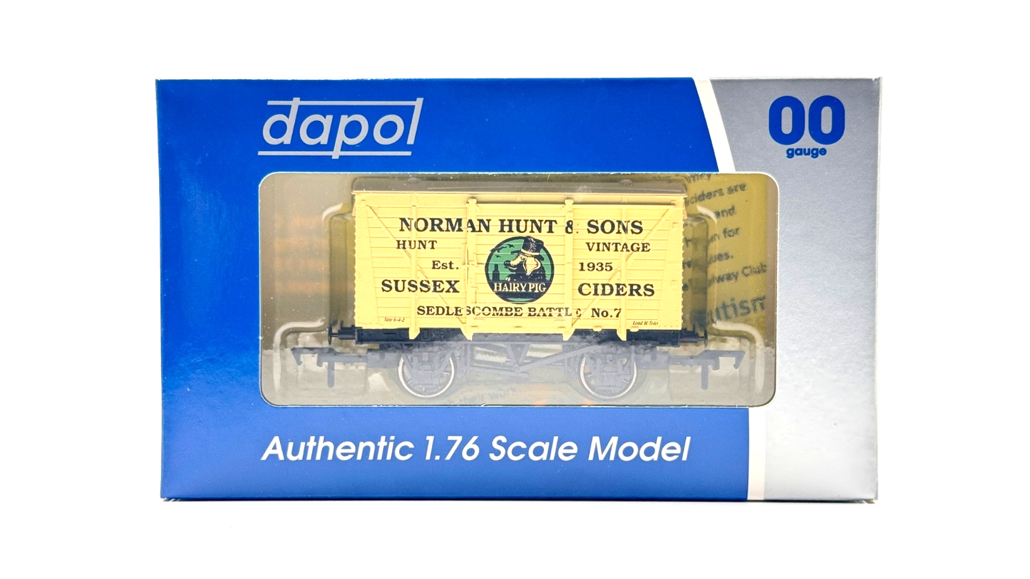 DAPOL 00 GAUGE - NORMAN HUNT SUSSEX CIDERS VENT VAN NO.7 (LIMITED EDITION)