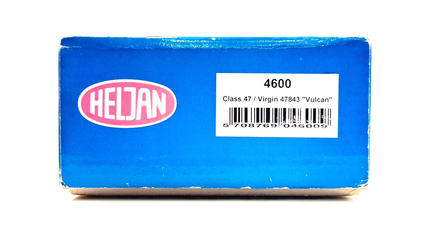 HELJAN 00 GAUGE - 4600 - CLASS 47 DIESEL 47843 VIRGIN TRAINS VULCAN - BOXED