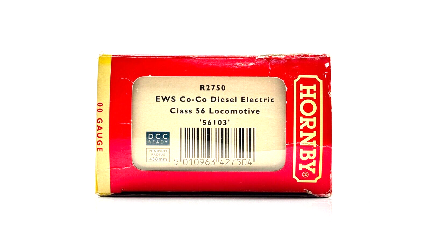 HORNBY 00 GAUGE - R2750 - CLASS 56 DIESEL 56103 EWS MAROON GOLD 'STORA' - BOXED
