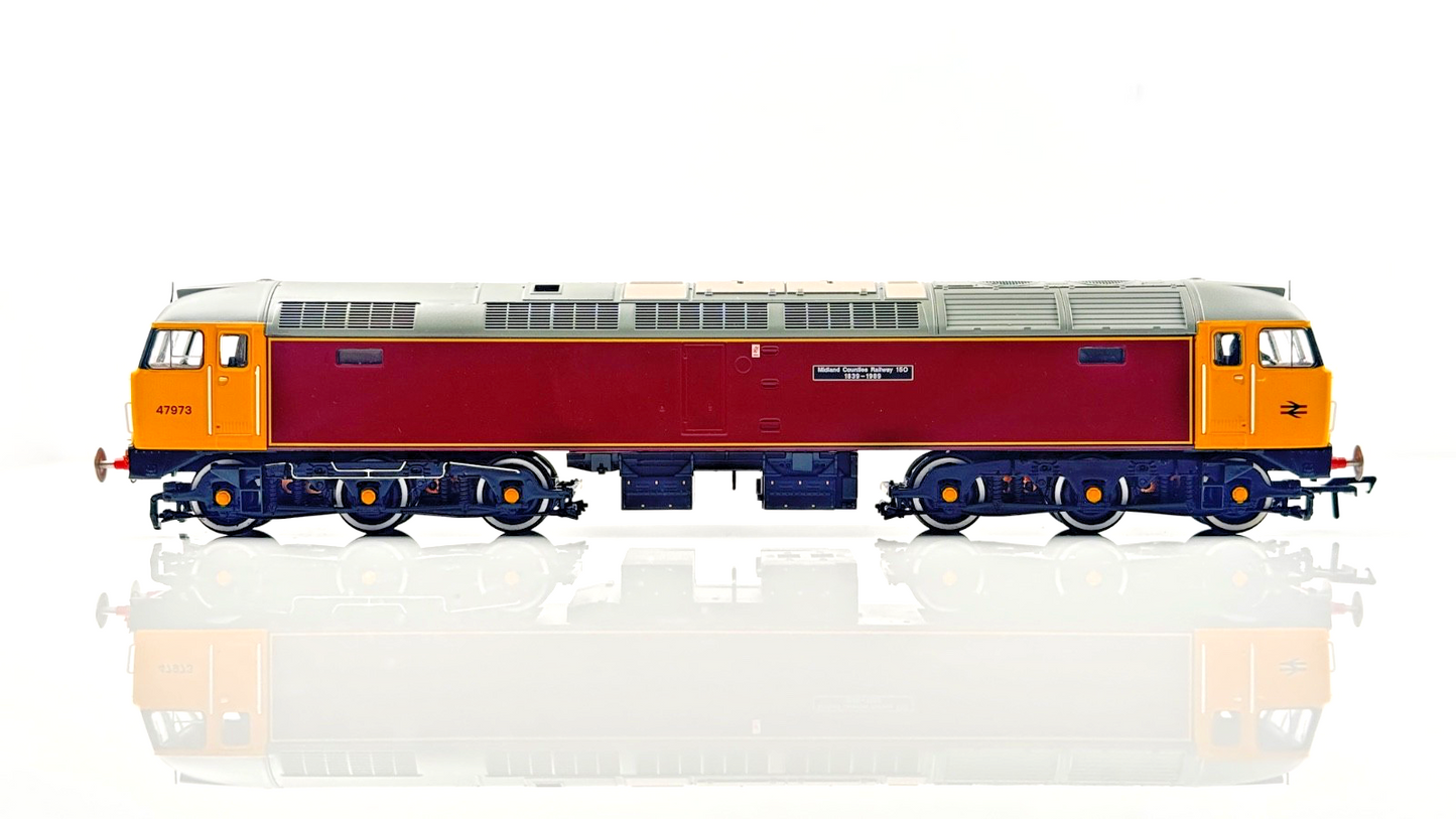 BACHMANN 00 GAUGE - 31-651Z - CLASS 47 DIESEL 47973 MIDLAND COUNTIES (KERNOW)