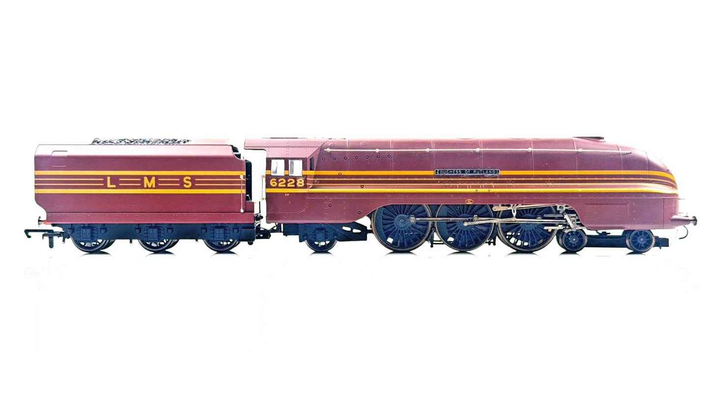 HORNBY 00 GAUGE - LMS MAROON 4-6-2 CORONATION 'DUCHESS OF RUTLAND' 6228 - NQP