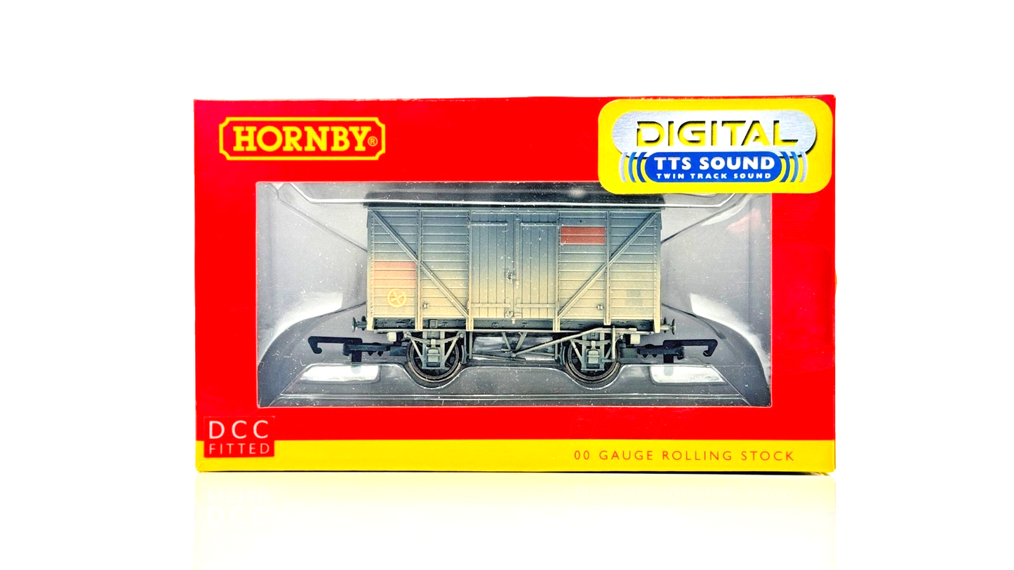 HORNBY 00 GAUGE - R6925TTS - BR 10T VENT VAN HEAVILY WEATHERED - DCC TTS SOUND