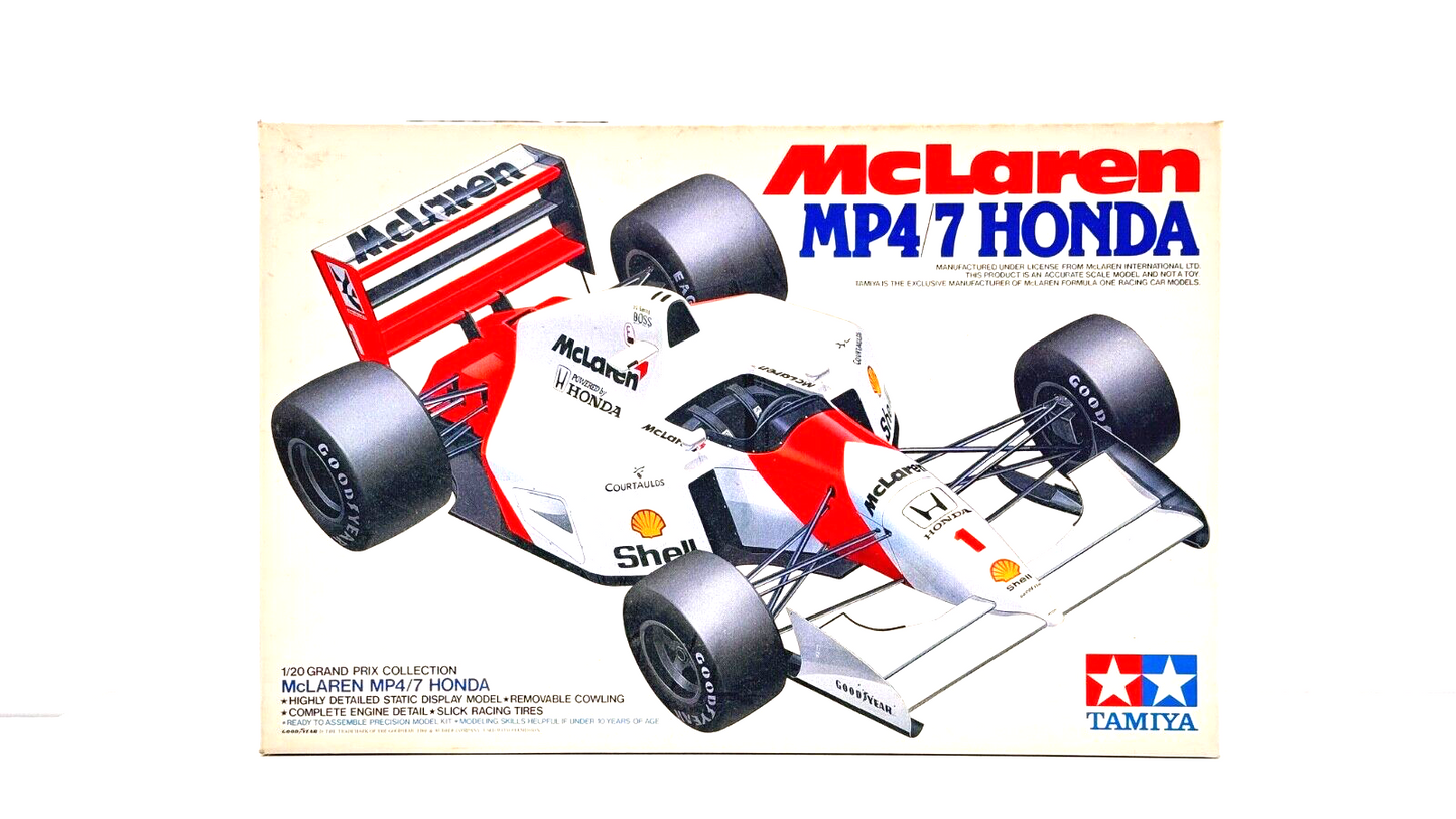 TAMIYA 1/20 - 20035 - MCLAREN MP4/7 HONDA GRAND PRIX COLLECTION COMPLETE/UNUSED