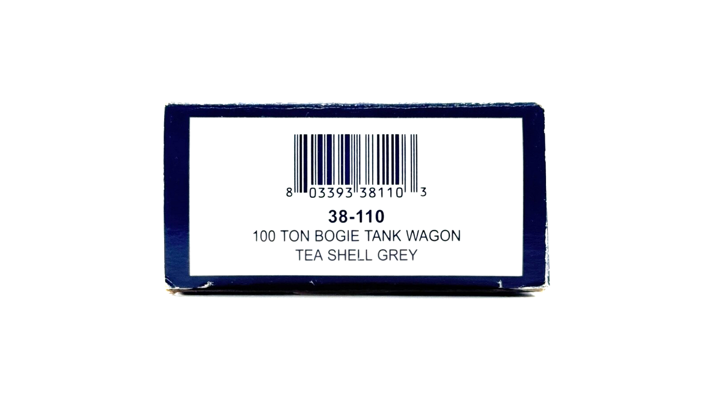 BACHMANN 00 GAUGE - 38-110 - 100 TON BOGIE TANK WAGON TEA "SHELL GREY" - BOXED
