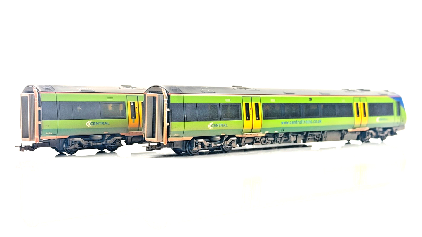 BACHMANN 00 GAUGE - 32-451A - CLASS 170/1 TURBOSTAR 2 CAR DMU CENTRAL TRAINS (W)