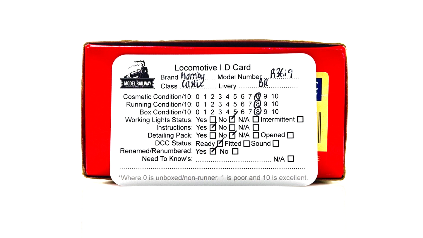 HORNBY 00 GAUGE - R3619 - BR GREEN 4-6-0 CASTLE GLOUCESTERSHIRE REGIMENT 5017