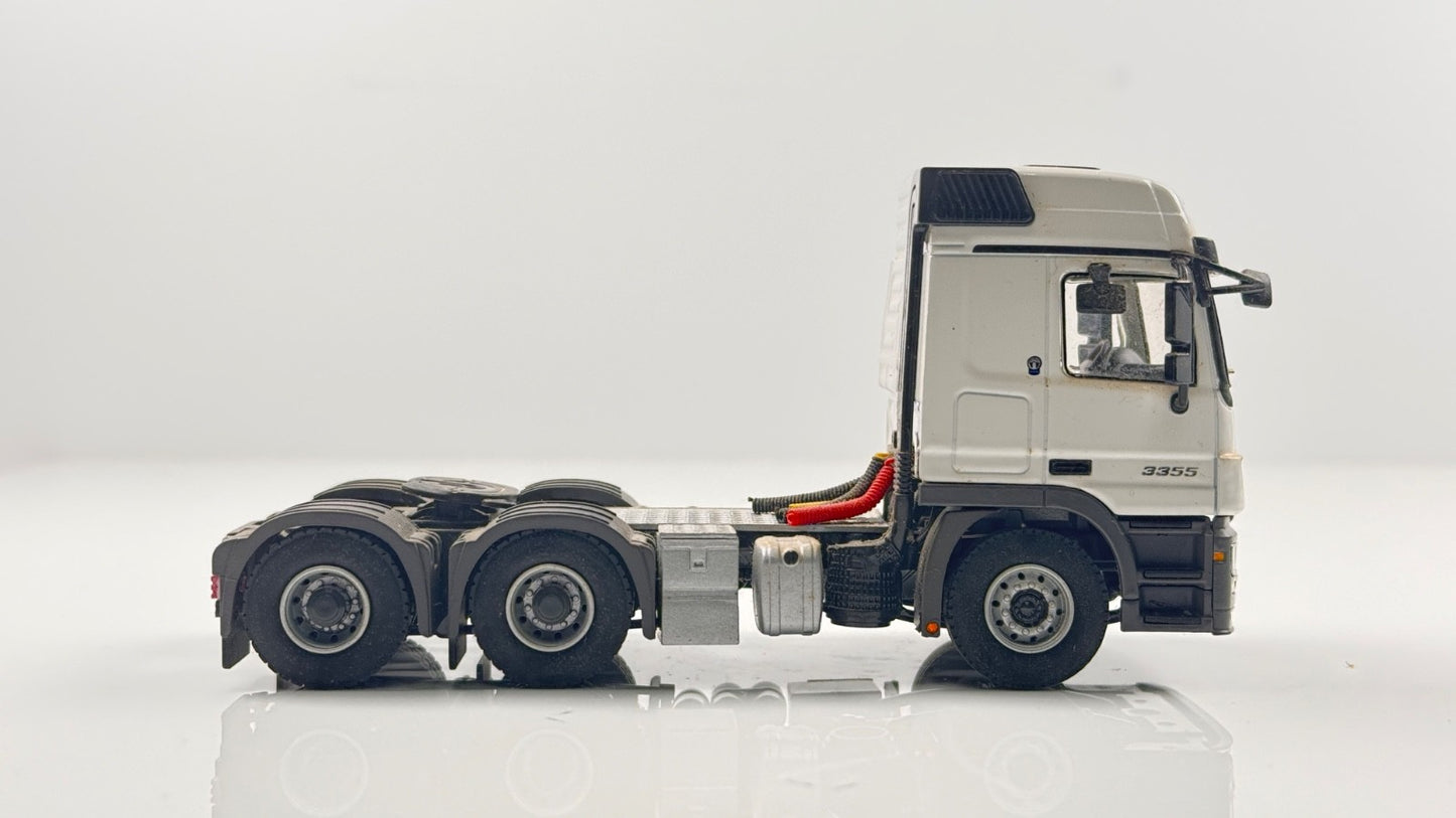 WSI 1/50 SCALE - WL-MB003 - MERCEDES BENZ MP3 L 6X4 WHITE TRACTOR UNIT BOXED