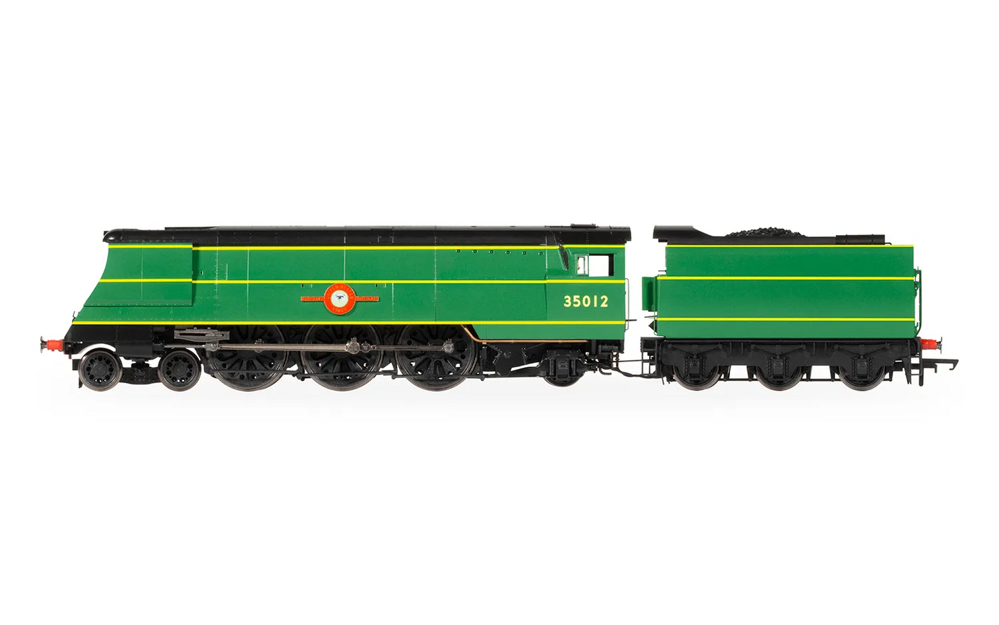 HORNBY 00 GAUGE - R3860 - BR MERCHANT NAVY CLASS UNITED STATES LINES 35012 - NEW
