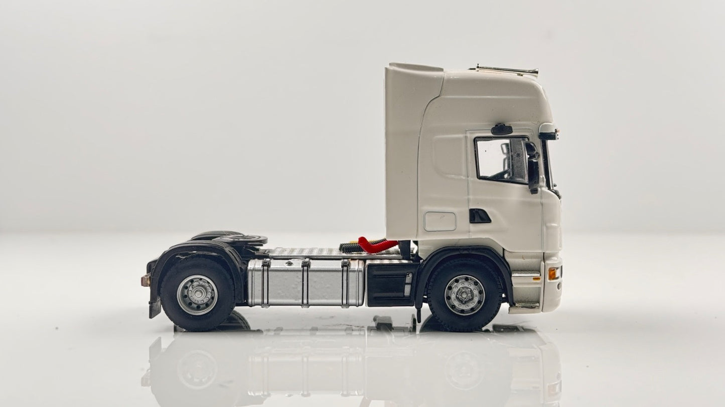 WSI 1/50 SCALE - 9172 - SCANIA TOPLINE 4X2 WHITE TRACTOR UNIT BOXED