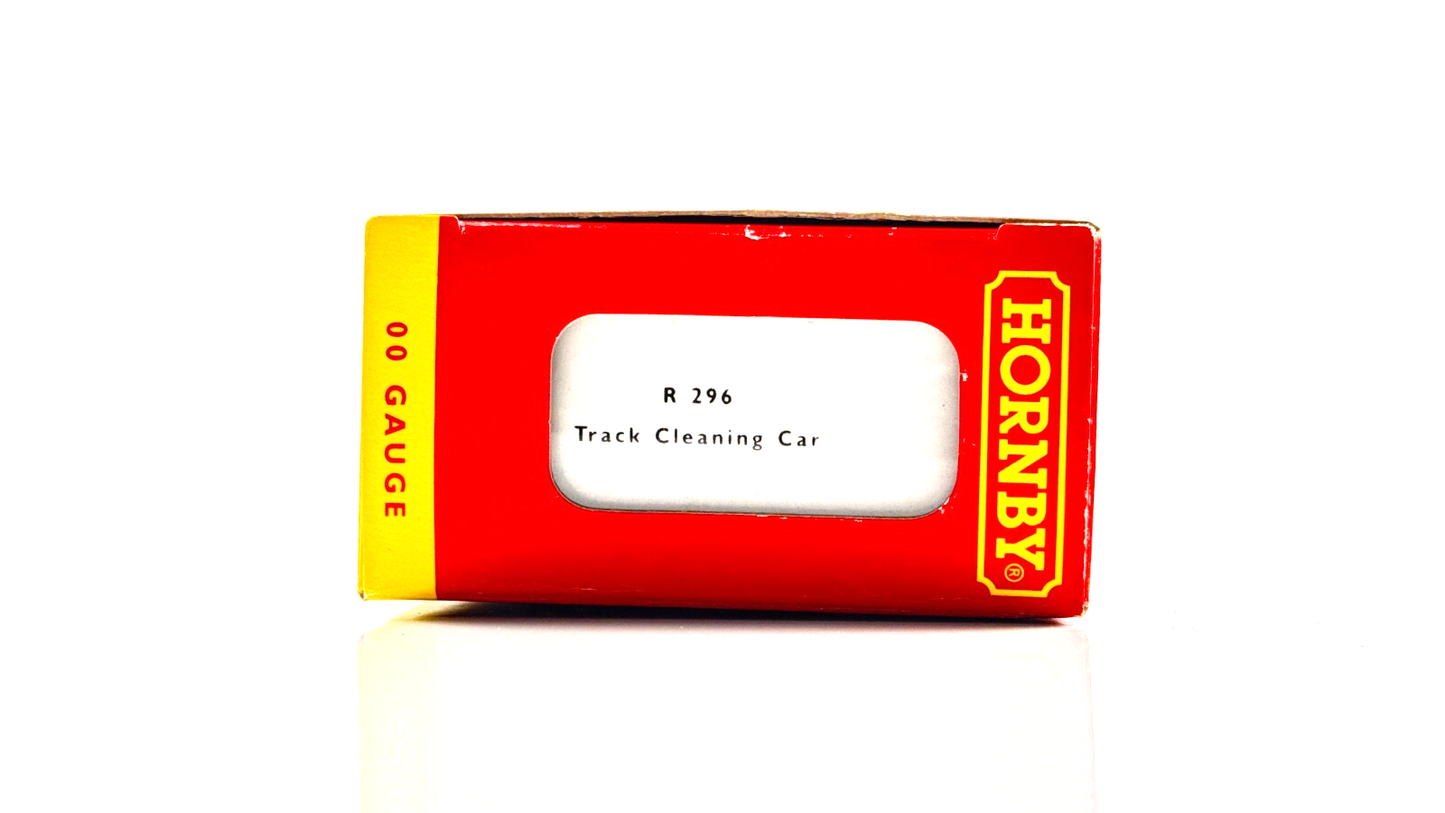 HORNBY 00 GAUGE - R296 - ENGINEERS YELLOW TRACK CLEANING CAR COACH - BOXED