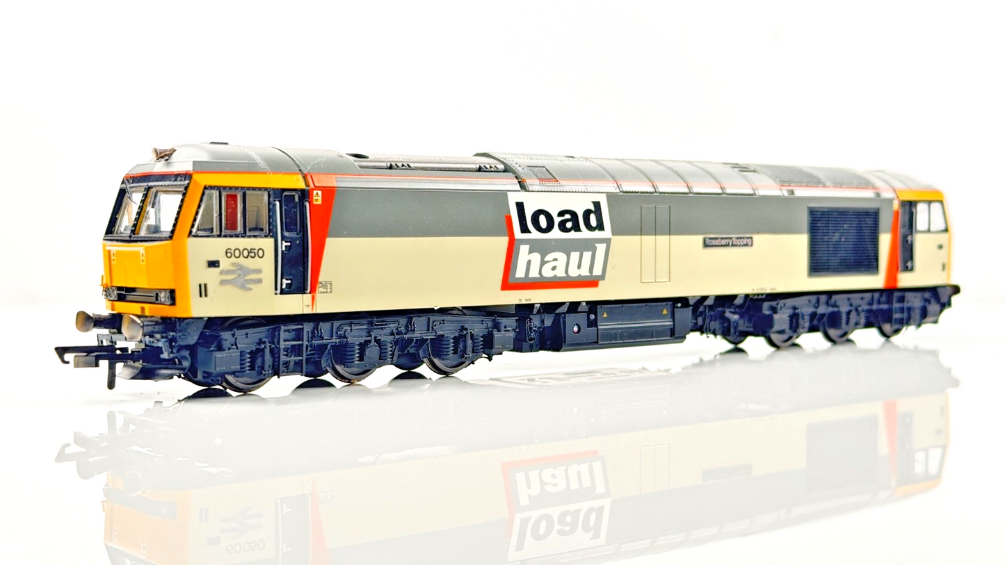 HORNBY 00 GAUGE - R3657 - CLASS 60 DIESEL 60050 LOADHAUL ROSEBERRY TOPPING - NQP