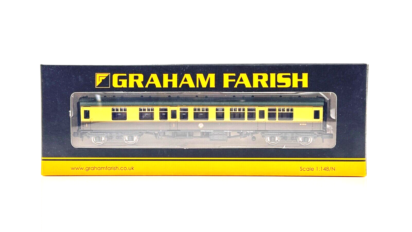 GRAHAM FARISH N GAUGE - 374-256 - MK1 CK COMPOSITE COACH CHOCOLATE CREAM - BOXED