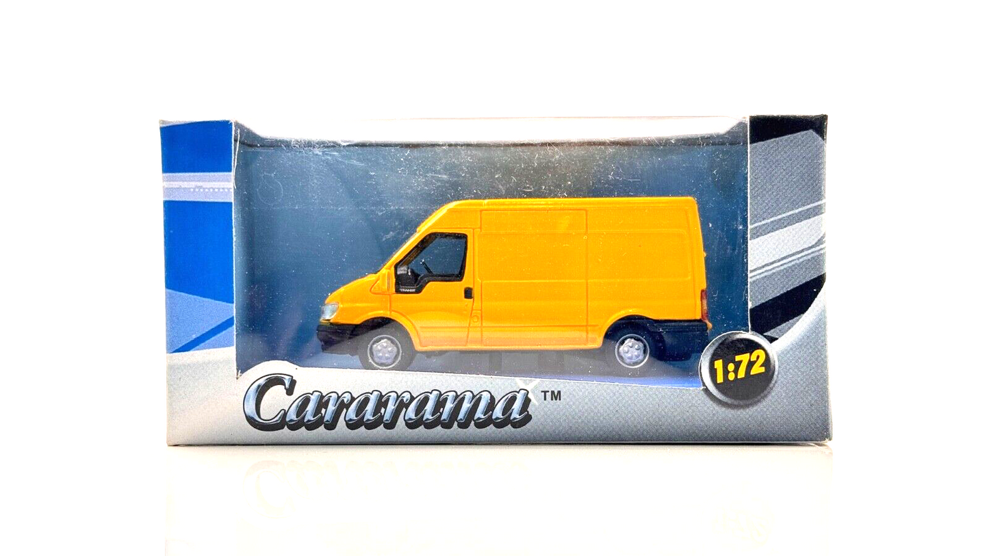 CARARAMA 1/72 SCALE - FORD TRANSIT PANEL VAN YELLOW - BOXED