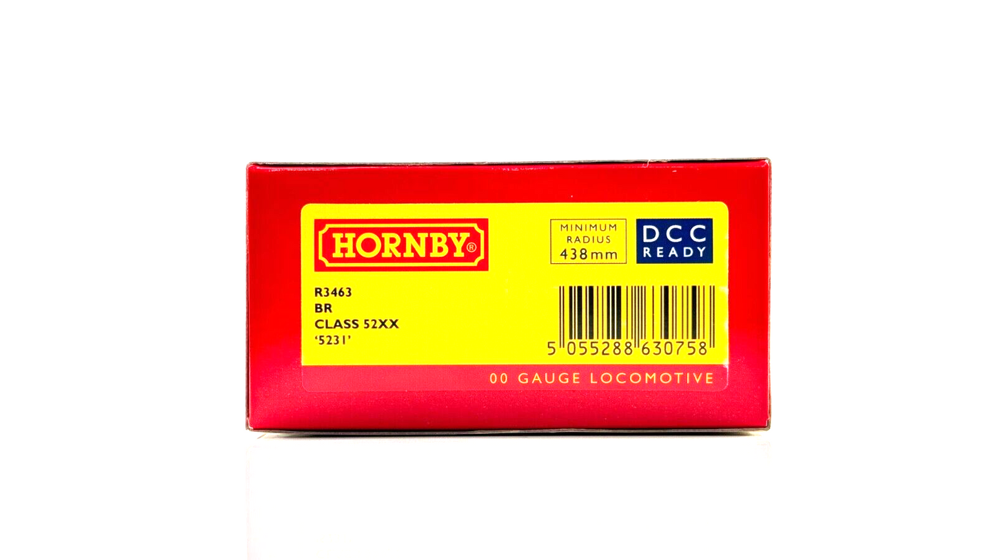 HORNBY 00 GAUGE - R3463 - BR BLACK CLASS 52XX LOCOMOTIVE '5231' - BOXED