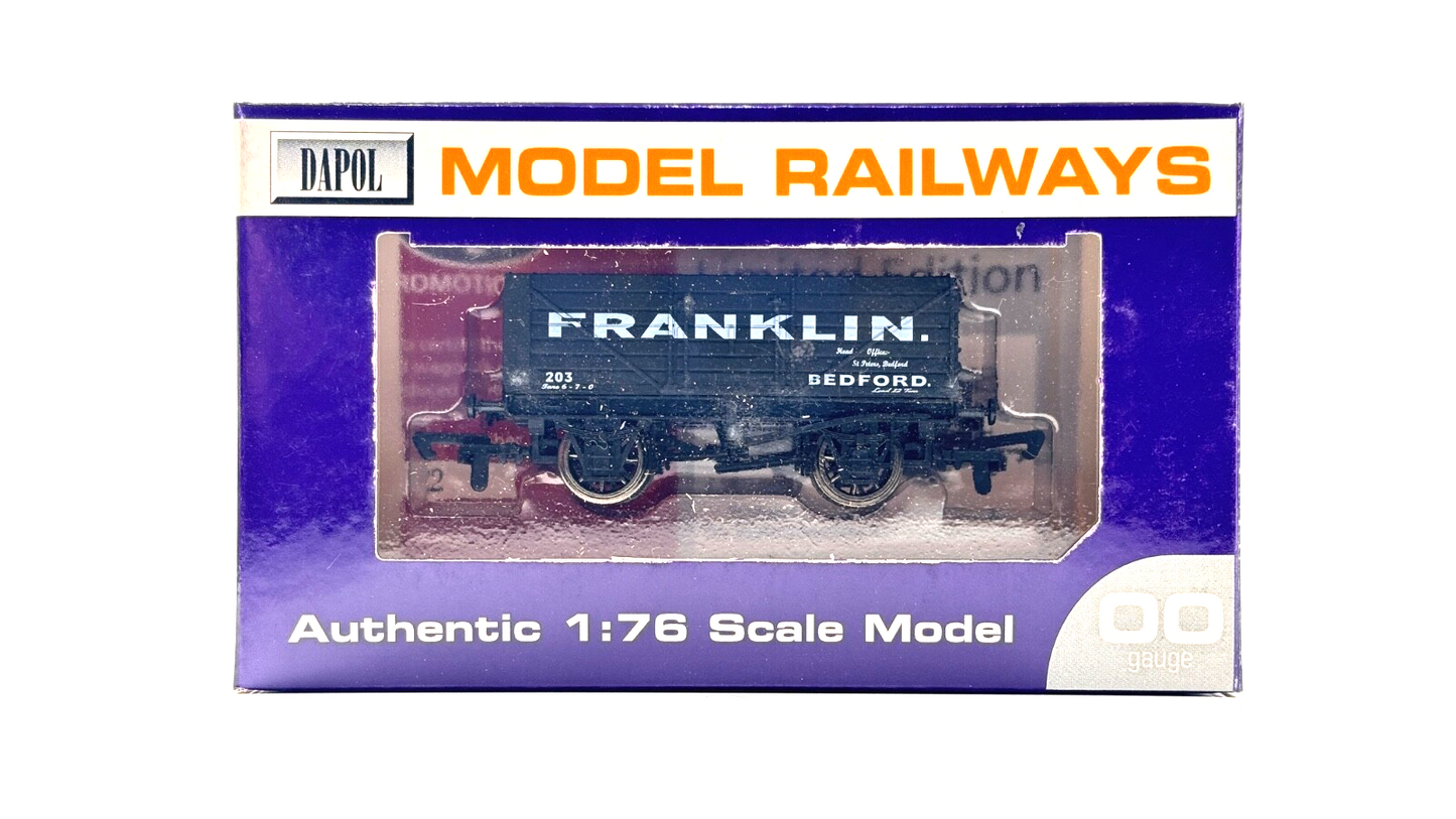 DAPOL 00 GAUGE - FRANKLIN COLLIERY OF BEDFORD WAGON NO.203 (LIMITED EDITION)