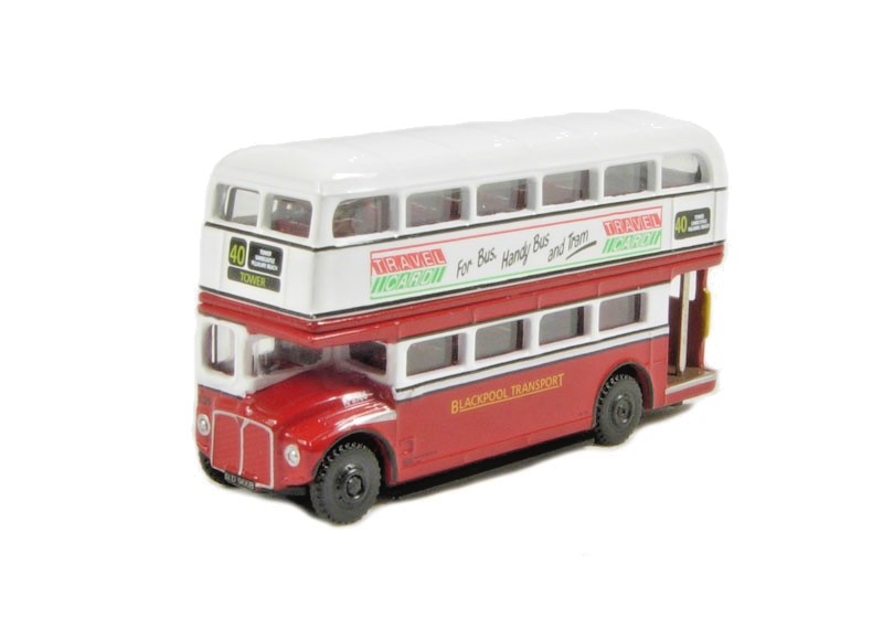 OXFORD DIECAST 1/148 N SCALE - NRM006 - BLACKPOOL ROUTEMASTER - (CRACKED CASE)