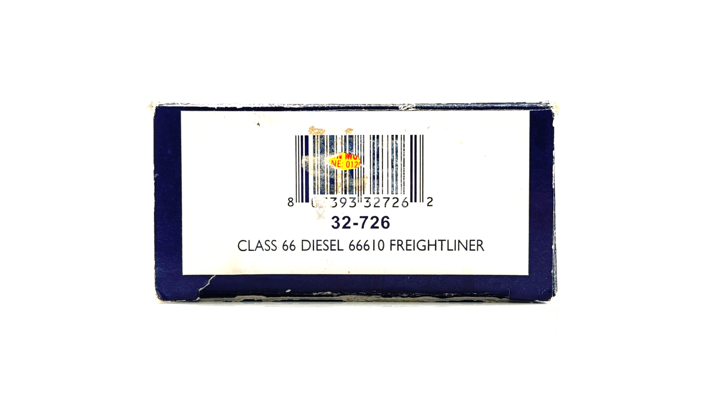 BACHMANN 00 GAUGE - 32-726 - CLASS 66 DIESEL 66610 FREIGHTLINER - BOXED