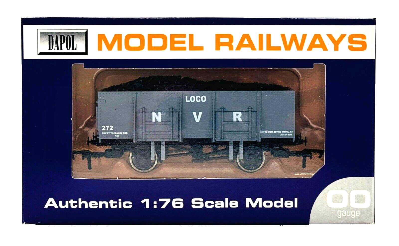 DAPOL 00 GAUGE NENE VALLEY RAILWAY NVR LOCO WAGON NO.272 LIMITED EDITION