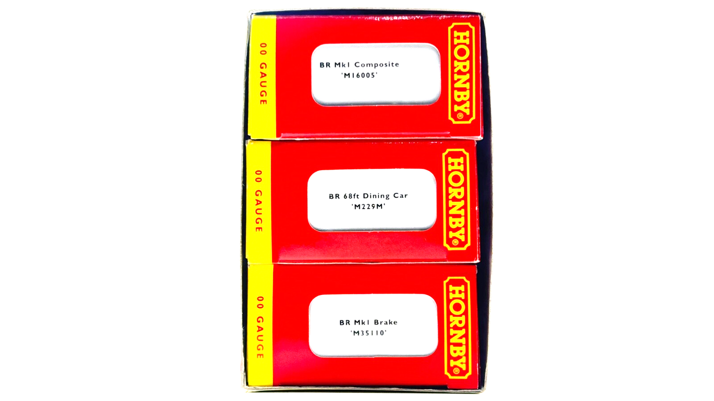 HORNBY 00 GAUGE - R4177 - THE CALEDONIAN COACHES TRIPLE PACK BR MAROON - BOXED