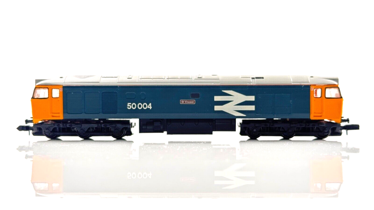GRAHAM FARISH N GAUGE - 371-251 - CLASS 50 LARGE LOGO 50004 ST VINCENT BOXED