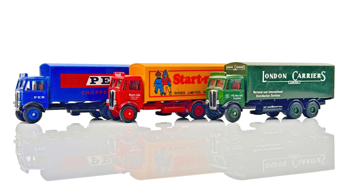 EFE 1/76 SCALE - PEK START-RITE LONDON CARRIERS COMMERCIAL VEHICLES X 3