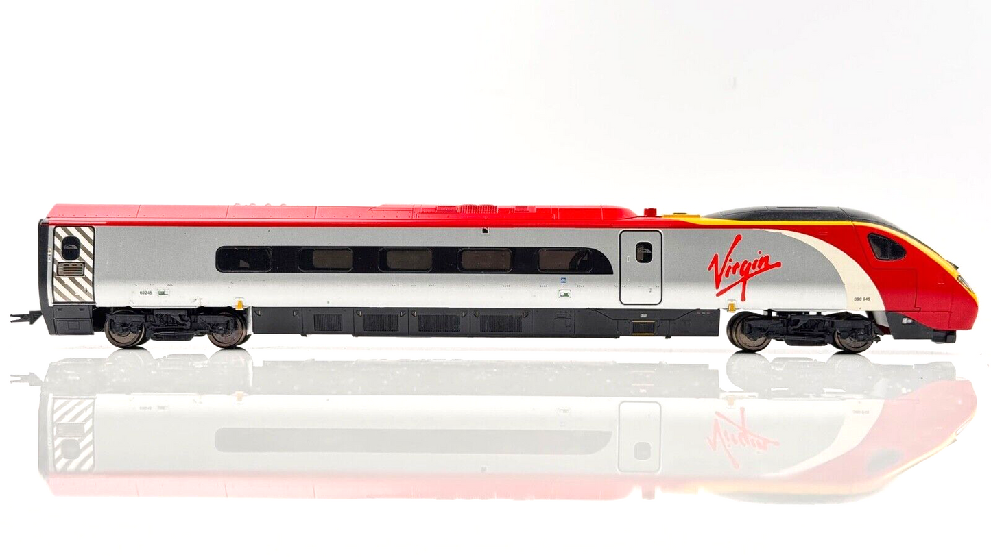 HORNBY 00 GAUGE - VIRGIN TRAINS PENDOLINO 4 CAR EMU DCC SOUND FITTED UNBOXED