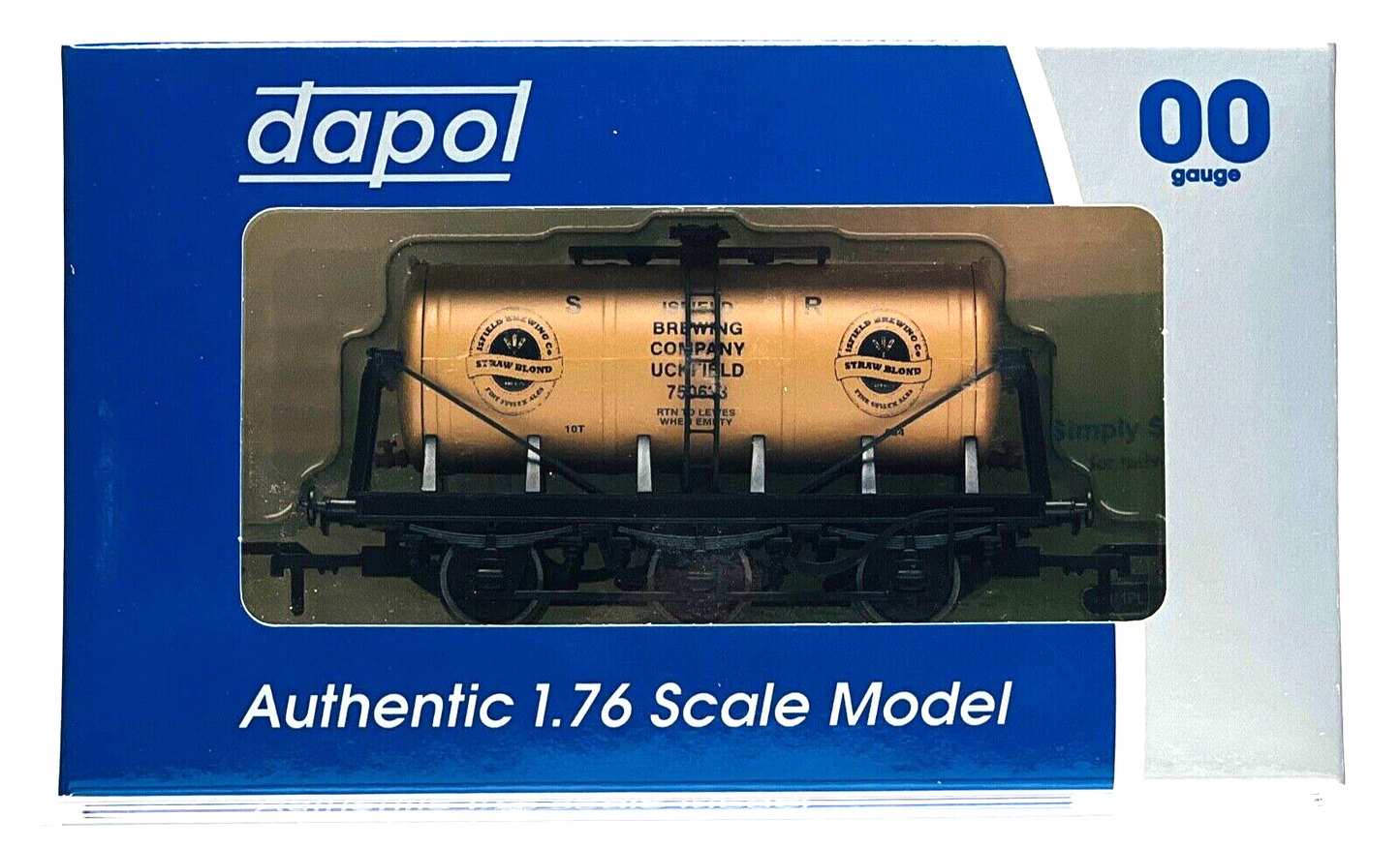 DAPOL 00 GAUGE - ISFIELD BREWING COMPANY UCKFIELD TANKER 034 (SIMPLY SOUTHERN)