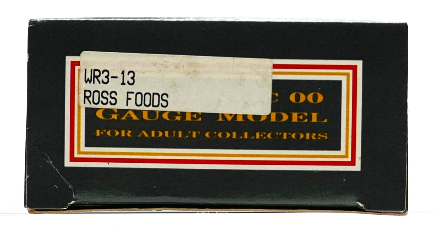 DAPOL 00 GAUGE - WR3-13 - 12T INSUL FISH BLUE SPOT VAN 'ROSS FOODS' - BOXED