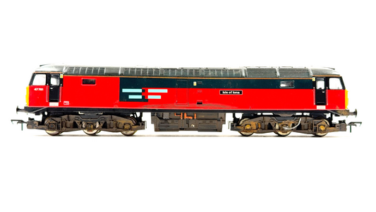 HORNBY 00 GAUGE - CLASS 47 DIESEL 47781 RES RAIL EXPRESS ISLE OF IONA UNBOXED