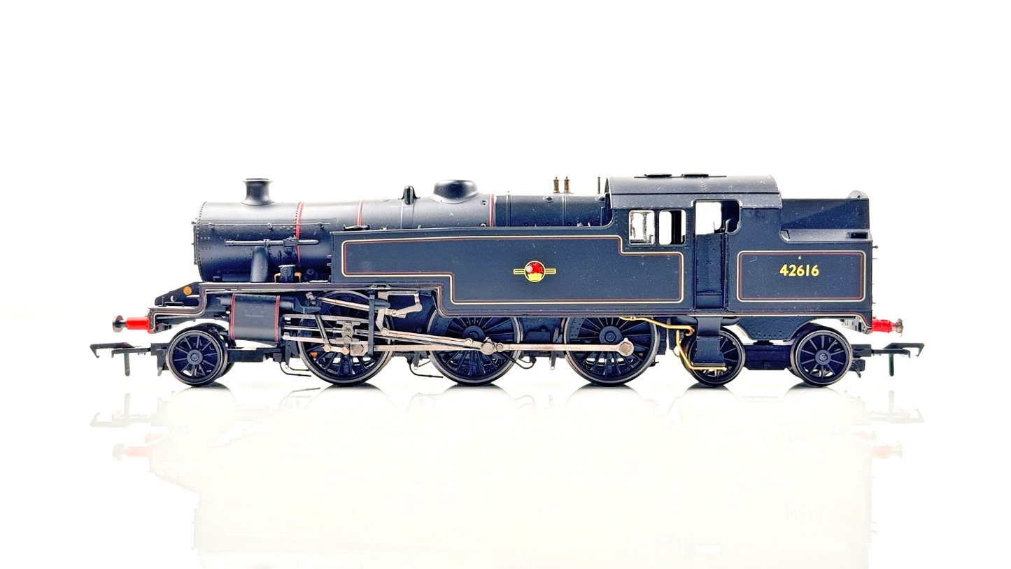 HORNBY 00 GAUGE - R2732 BR BLACK 2-6-4 STANIER CLASS 4P LOCOMOTIVE 42616 UNBOXED