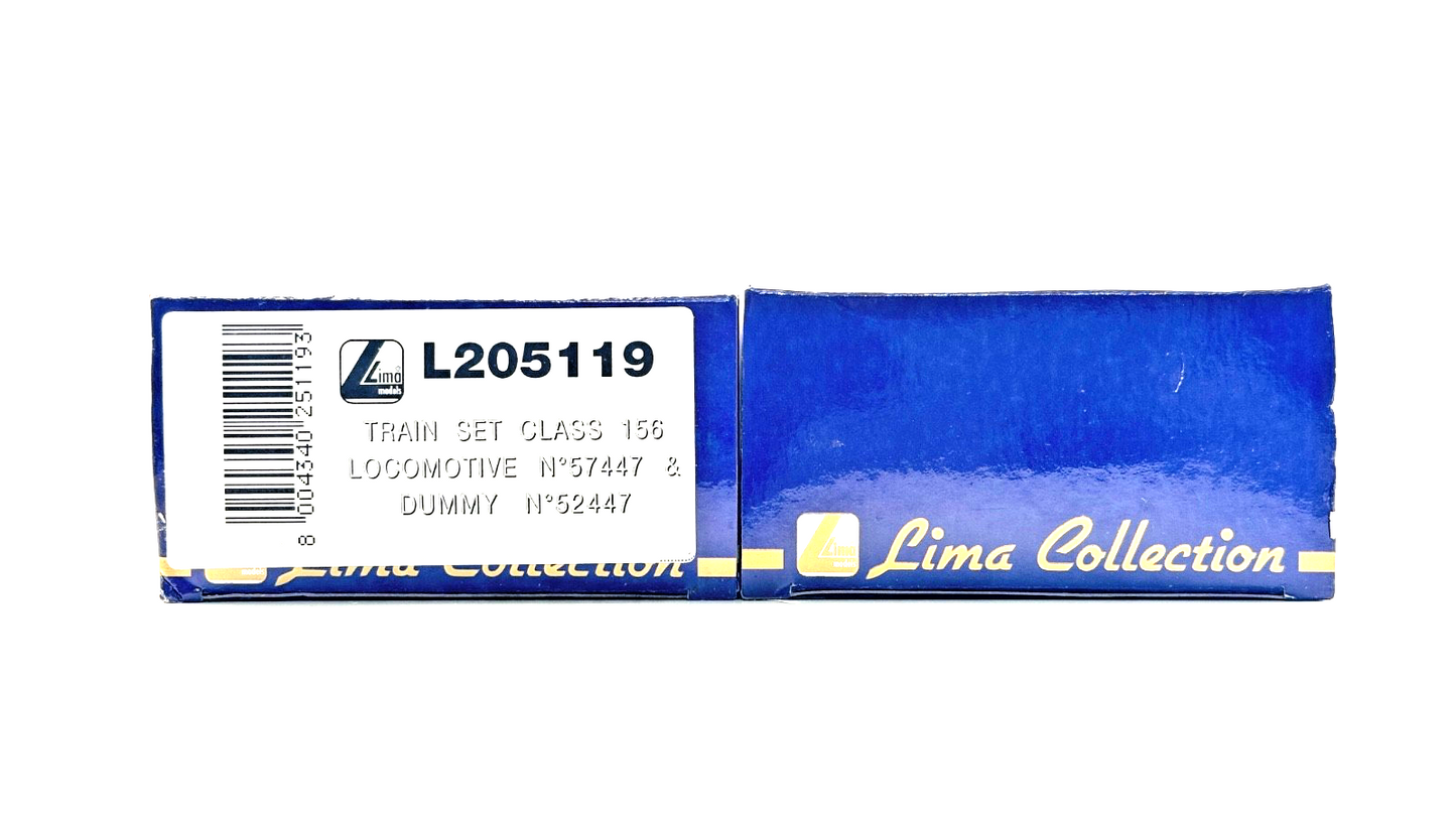 LIMA 00 GAUGE - L205119 - CLASS 156 DMU 2 CAR SCOTRAIL LIVERY 52447/57447 BOXED