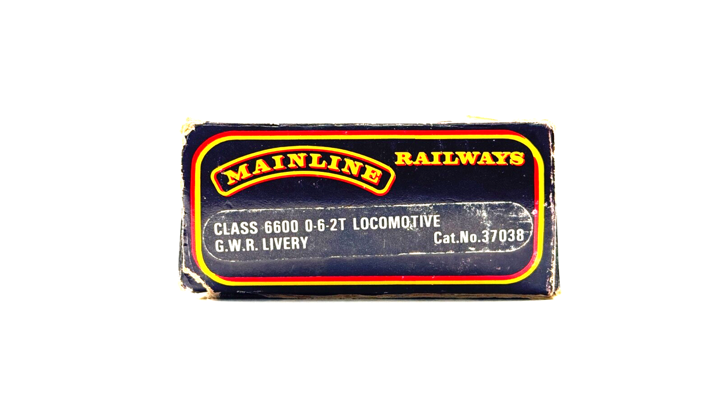 MAINLINE 00 GAUGE - 37038 - CLASS 6600 0-6-2T LOCOMOTIVE GWR GREEN '6697' BOXED
