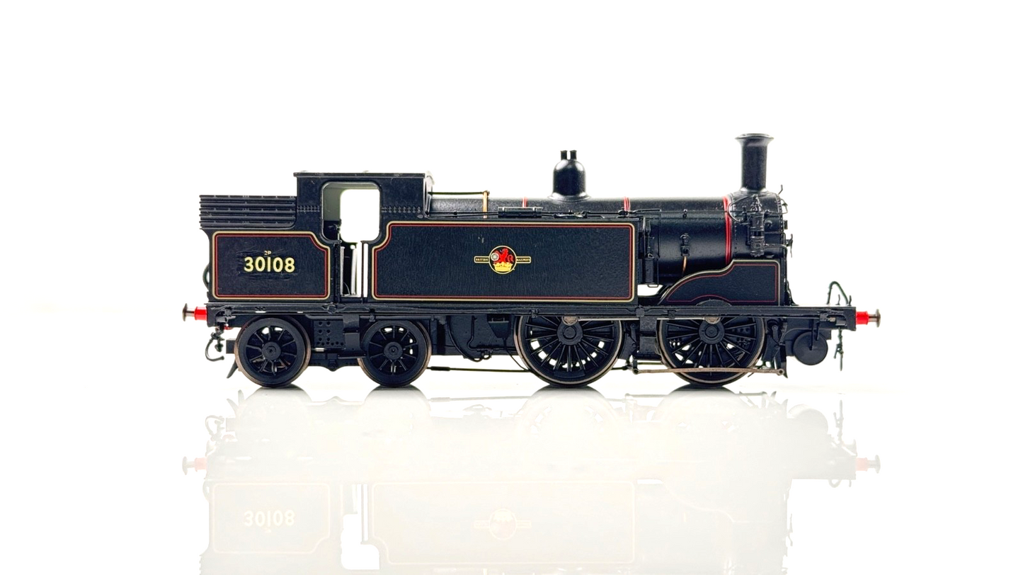 HORNBY 00 GAUGE - BR BLACK 0-4-4 CLASS M7 LOCOMOTIVE 30108 - UNBOXED