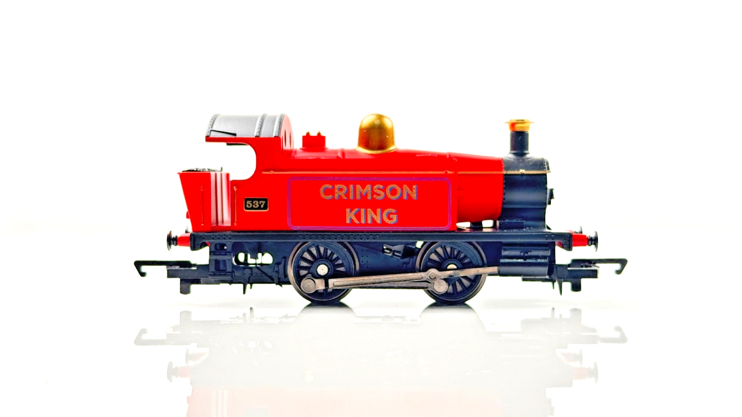 HORNBY 00 GAUGE - RED 0-4-0 INDUSTRIAL TANK ENGINE CRIMSON KING 537 - UNBOXED