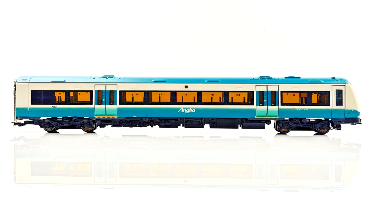 BACHMANN 00 GAUGE - 32-453 - CLASS 170 TURBOSTAR 2 CAR DMU ANGLIA RAILWAYS BOXED