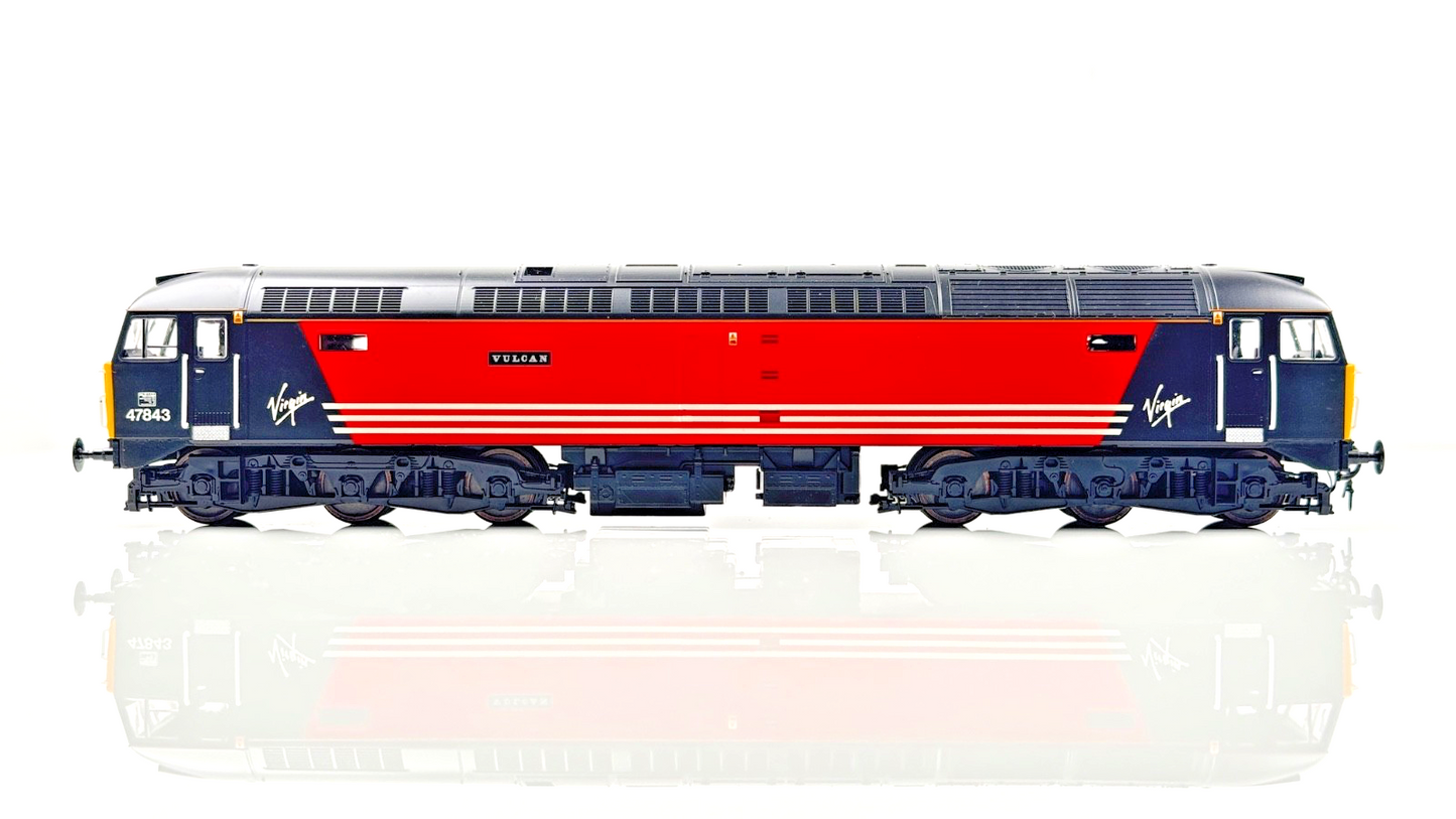 HELJAN 00 GAUGE - 4600 - CLASS 47 DIESEL 47843 VIRGIN TRAINS VULCAN - BOXED
