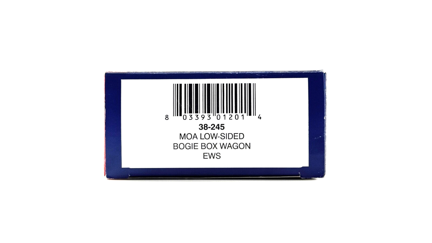 BACHMANN 00 GAUGE - 38-245 - MOA LOW SIDED BOGIE BOX WAGON EWS MAROON - BOXED