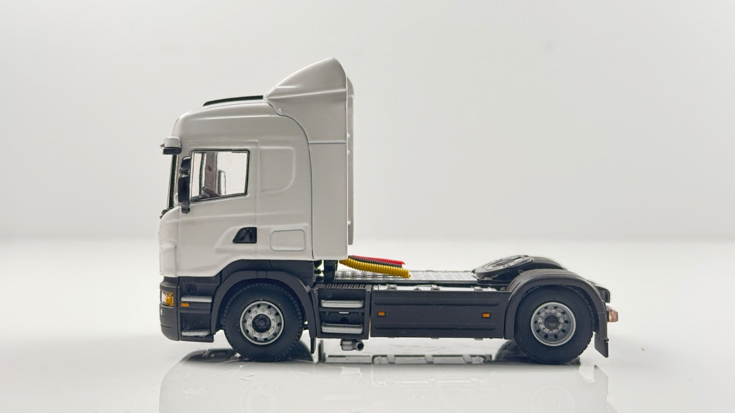WSI 1/50 SCALE - SCANIA R620 4X2 WHITE TRACTOR UNIT - WRONG BOX