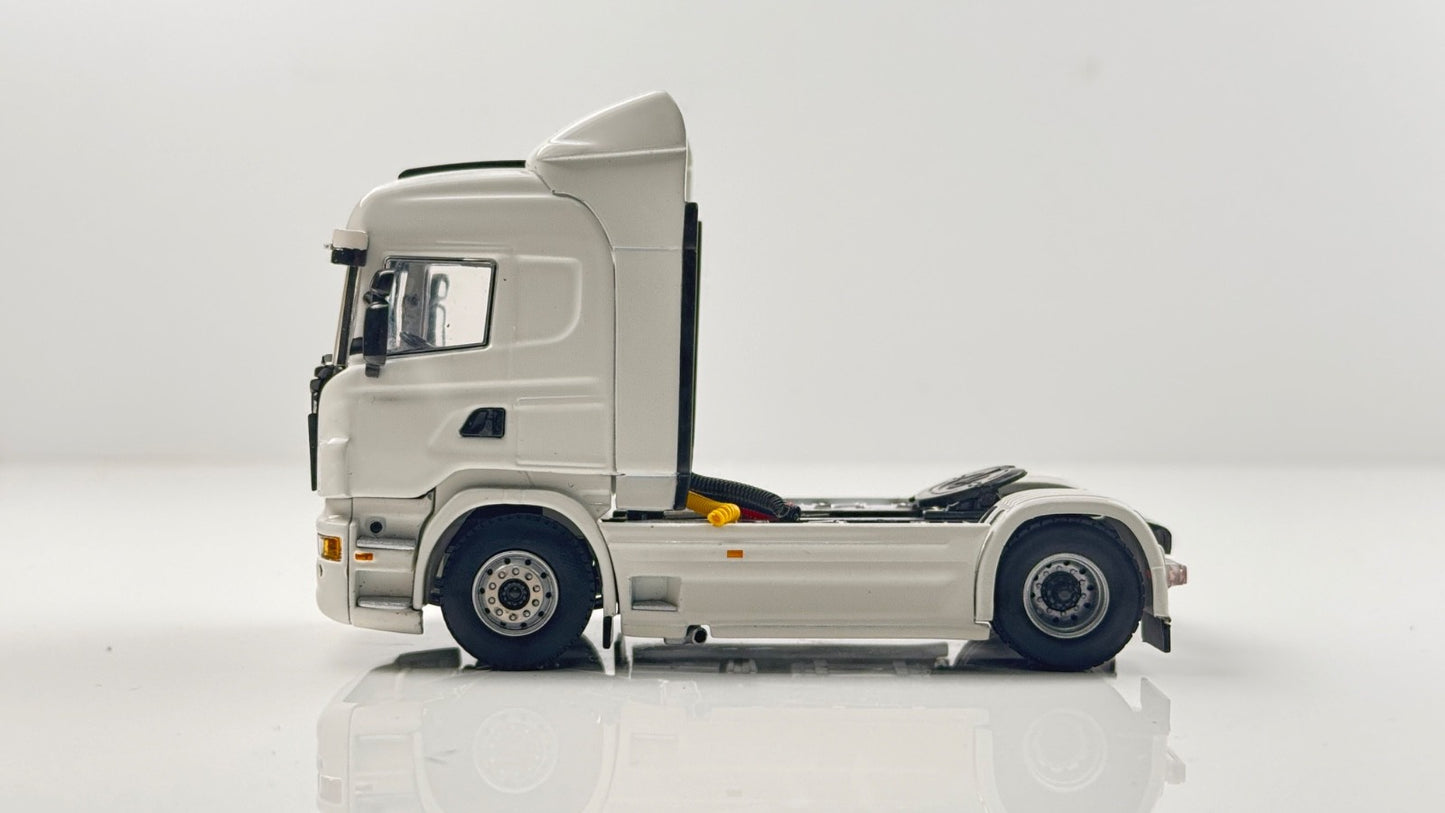 WSI 1/50 SCALE - 03-1107 - SCANIA R(6) HIGHLINE 4X2 WHITE TRACTOR UNIT BOXED