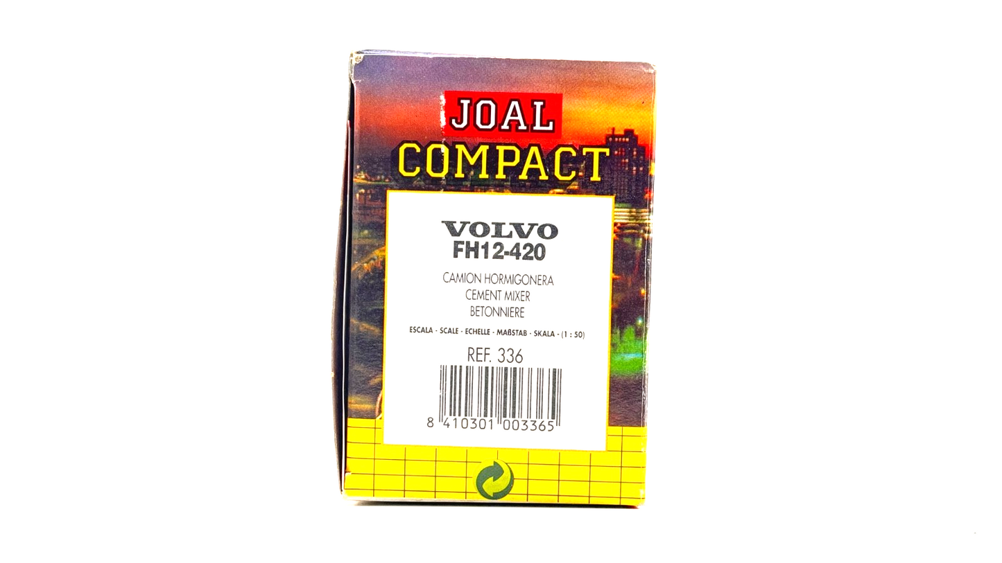 JOAL 1/50 SCALE - 336 - VOLVO FH12 420 CEMENT MIXER LORRY WHITE/TURQUOISE