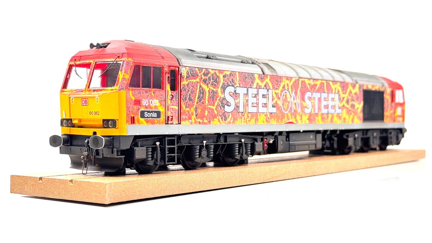 HELJAN O GAUGE - CLASS 60 DIESEL 60062 DB STEEL ON STEEL 'SONIA' (PROTO NEO)