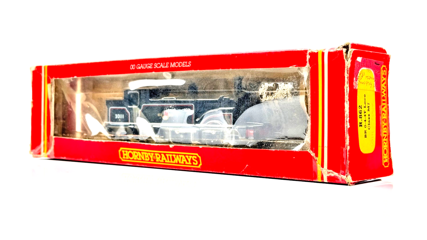 HORNBY 00 GAUGE - R862 - BR BLACK 0-4-4T CLASS M7 LOCOMOTIVE 30111 - BOXED