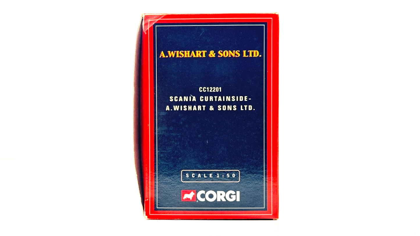 CORGI 1/50 SCALE - CC12201 - SCANIA CURTAINSIDE A WISHART & SONS - SPARES