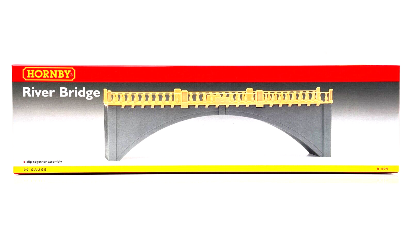 HORNBY 00 GAUGE - R499 - RIVER BRIDGE (PLASTIC READY ASSEMBLED) - NEW BOXED