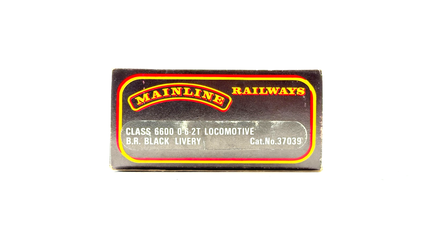 MAINLINE 00 GAUGE - NO.37039 - CLASS 6600 0-6-2T LOCOMOTIVE BR BLACK 6652 BOXED