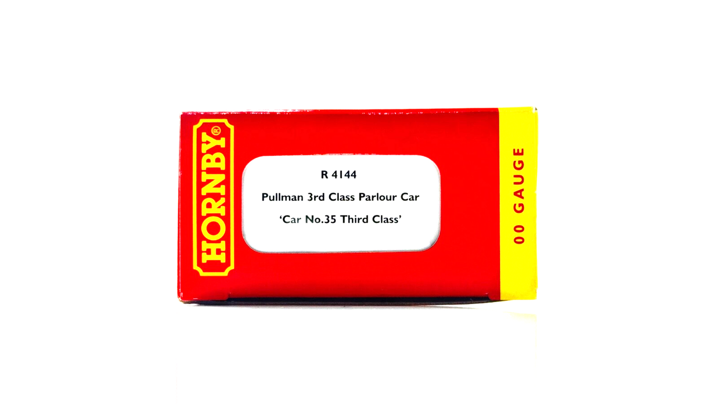 HORNBY 00 GAUGE - R4144 - PULLMAN 3RD CLASS PARLOUR CAR NO.35 THIRD CLASS BOXED