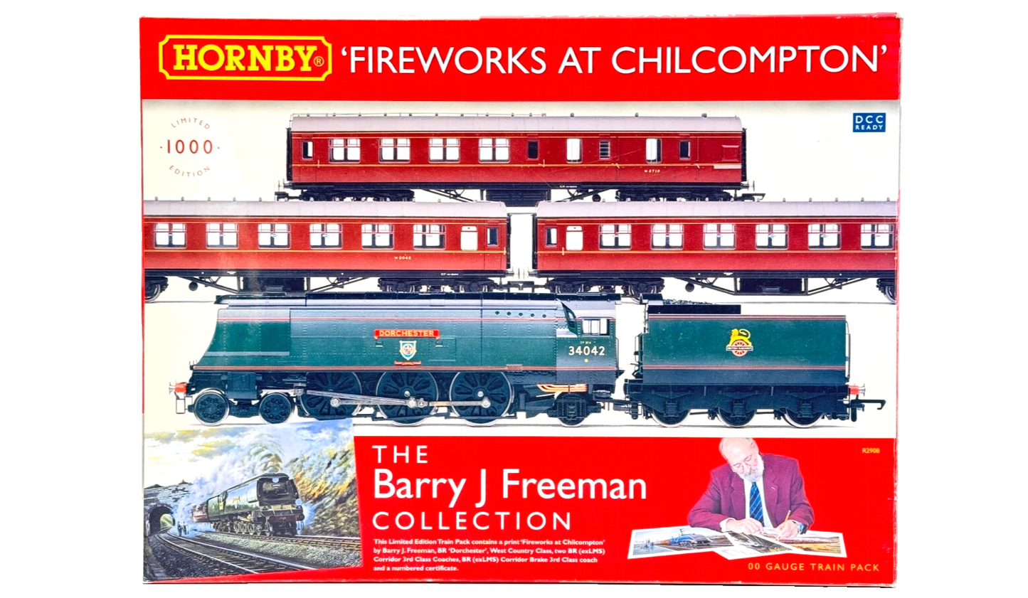 HORNBY 00 GAUGE - R2908 - "FIREWORKS AT CHILCOMPTON" BARRY FREEMAN TRAIN PACK